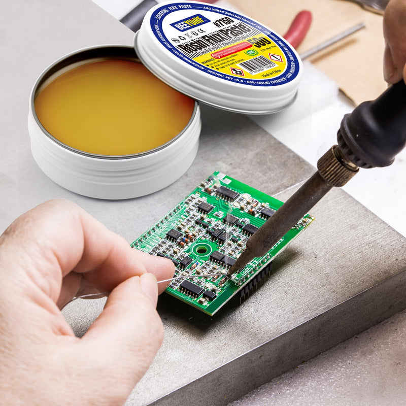 BEEYUIHF Rosin Flux, Soldering Paste Flux, Electronic Flux for Soldering for SMD PCB Welding (2.29oz/65g)