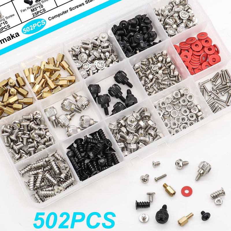 502PCS Computer Screws Assortment Kit + 400PCS Computer Screws Assortment Kit