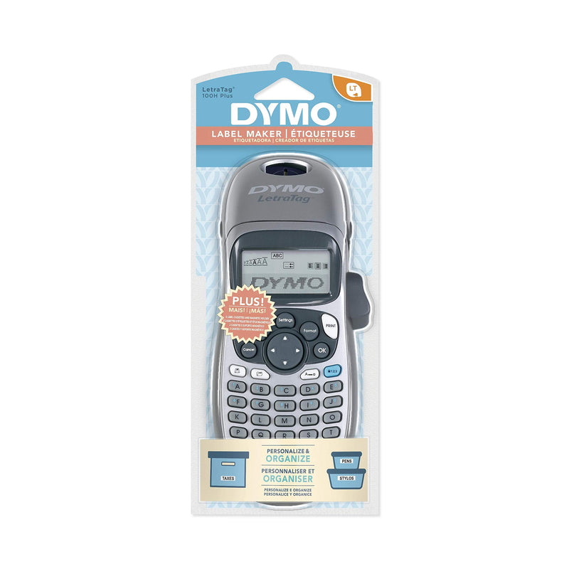 DYMO LetraTag LT-100H Handheld Label Maker for Office or Home (21455) Machine + 2 Tapes