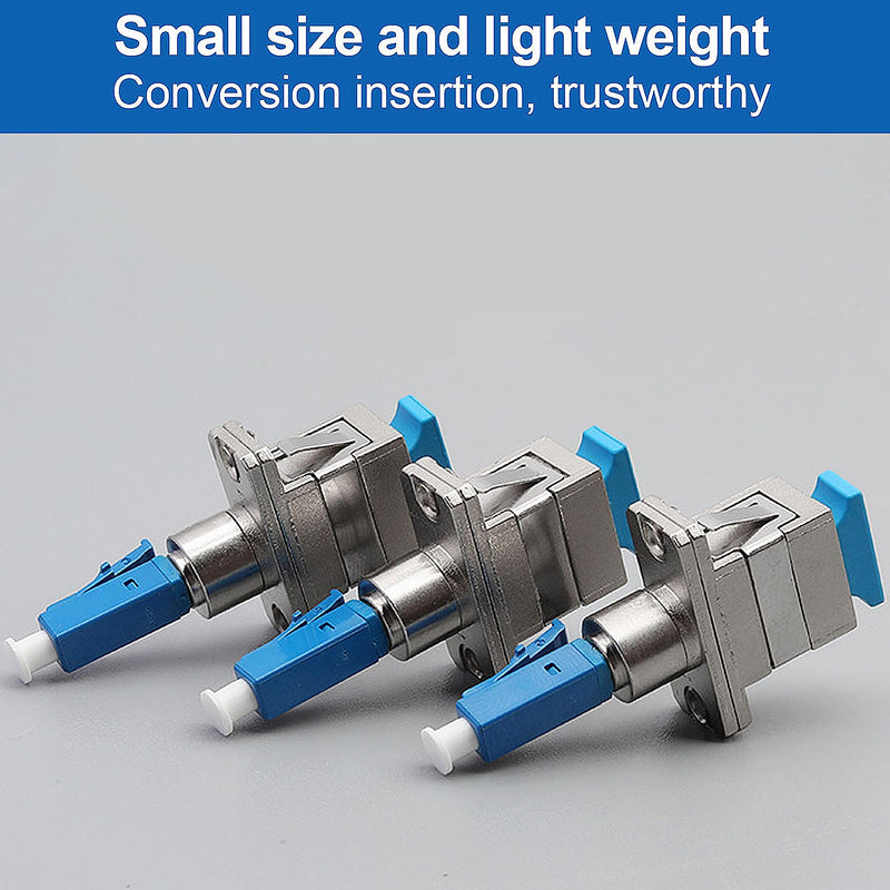 Fibre Optic Adapter SC/APC Female to LC/APC Male Singlemode, LC to SC Adapter for Durable and Fast Fibre Optic Coupling Low Loss (SC/APC-LC/APC)