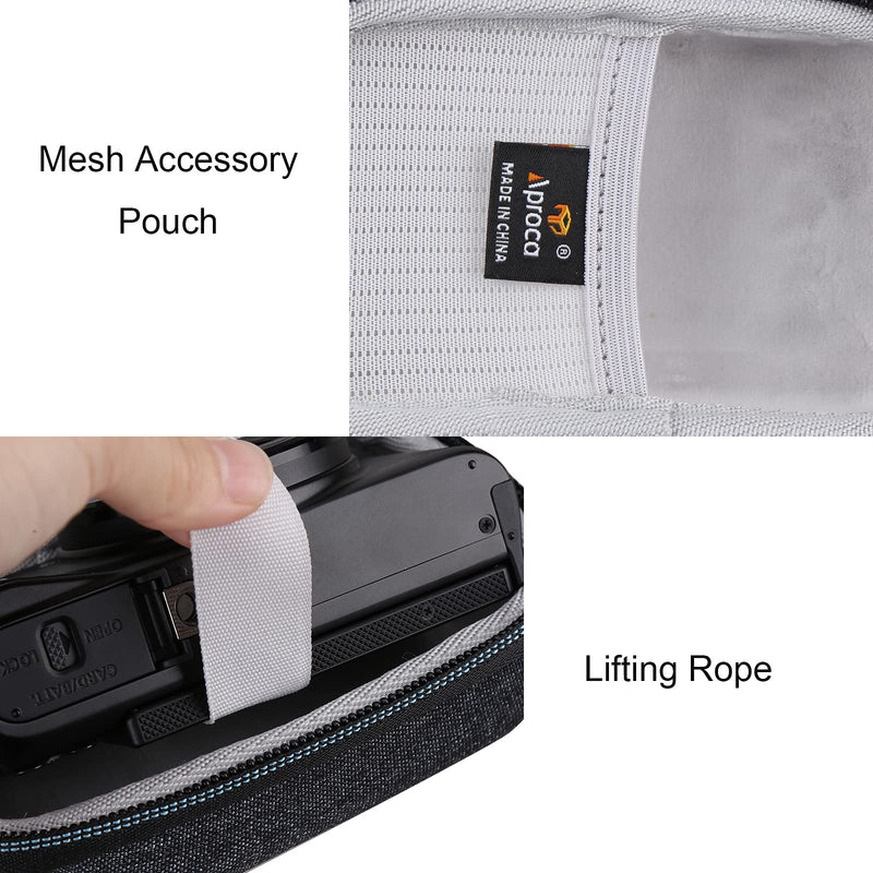 Aproca Portable Hard Travel Storage Case, for Canon PowerShot SX740 / SX620 HS Digital Camera and Accessories