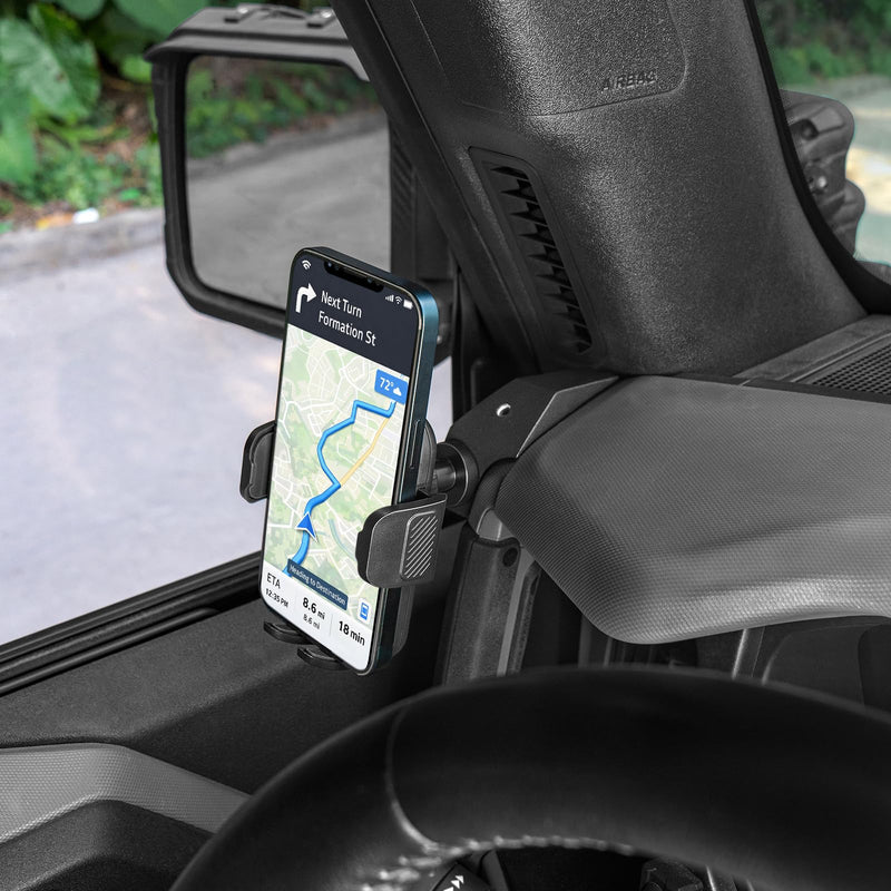 Car Phone Holder for Ford Bronco 2021-2025 | Car Phone Mount for Ford Bronco Accessories, 360° Rotating Smartphone Stand, Driver Side