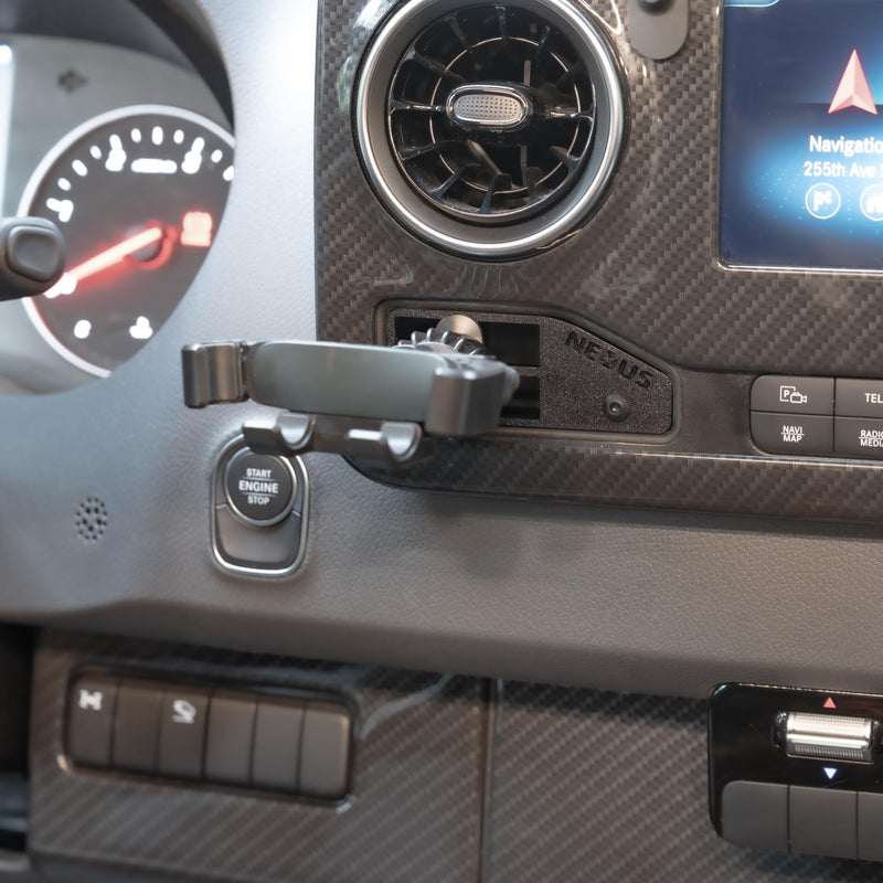 NEXUS Cubby Adapter for VS30 Mercedes-Benz Sprinter Van (Smartphone Driver's Side) Cell Phone Mount Driver's Side