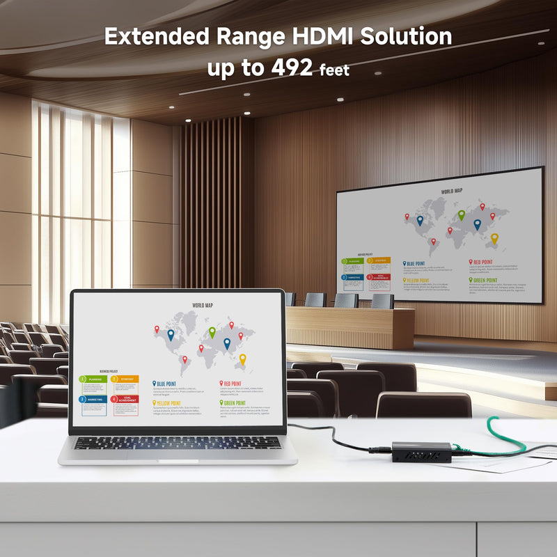 Cable Matters #1 Wall Mount 1080p HDMI Extender #2Cable Matters Receiver Box/Decoder for 1080p HDMI Extender