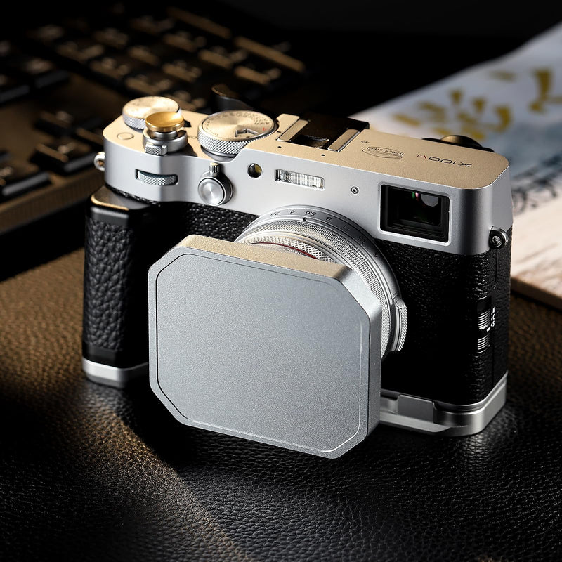 Haoge Square Metal Cover Cap for Haoge Specific Square Lens Hood Silver Cap-X1006S Silver-Cao