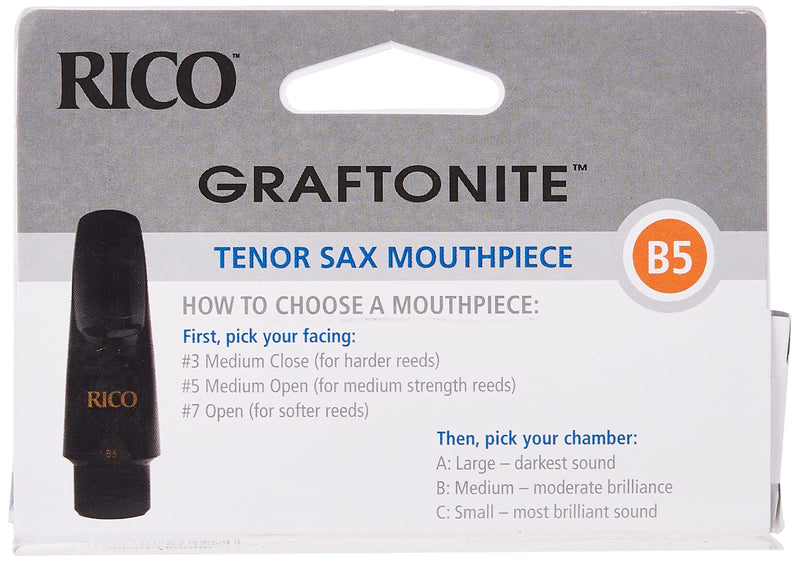 [AUSTRALIA] - D'Addario Rico Graftonite Tenor Sax Mouthpiece, B5 