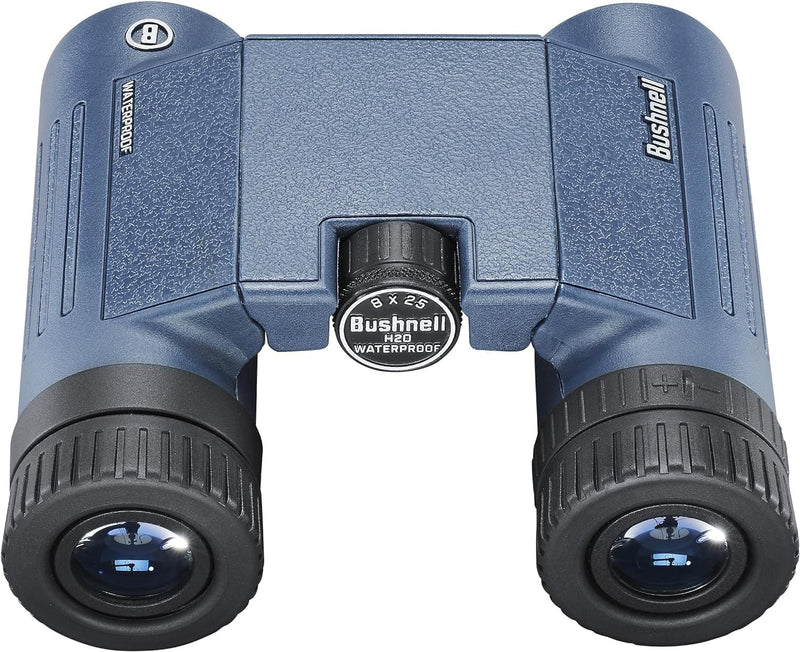 [AUSTRALIA] - Bushnell H2O 8x25 Binoculars for Bird Watching – Compact and Waterproof with BaK-4 Prisms & Multi-Coated Optics – Lightweight for Hiking, Travel & Wildlife Viewing Roof Prism 