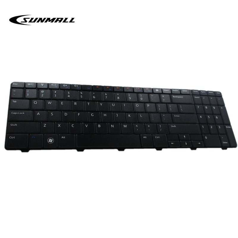 SUNMALL New Laptop Keyboard Compatible with Dell Inspiron 15R 5010 M5010 M501R N5010 09GT99 NSK-DRASW 96DJT 096DJT NSK-DRASW Series Black US Layout