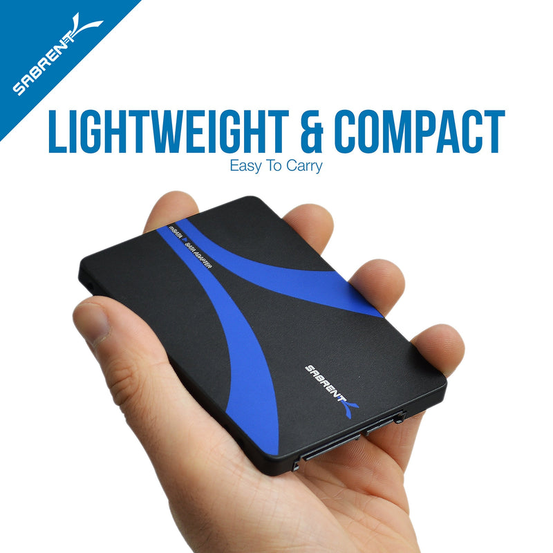 SABRENT mSATA to 2.5-Inch SATA III Aluminum Enclosure Adapter (EC-MSSA) mSATA to SATA