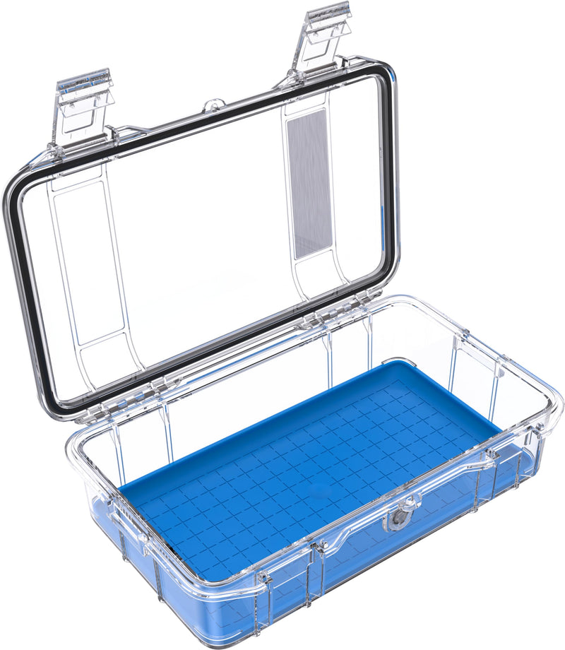 Pelican M60 Micro Case (Blue/Clear) Blue/Clear