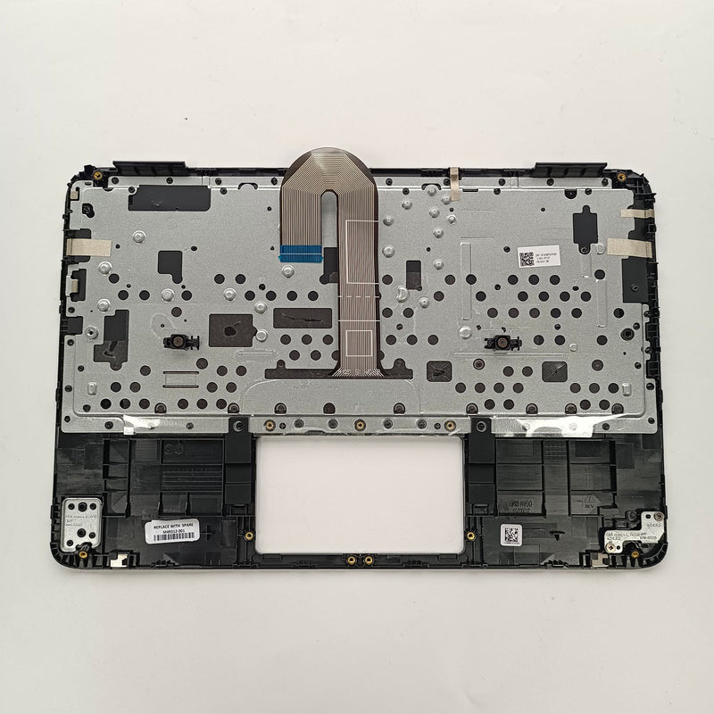 LTPRPTS Replacement Laptop Upper Case Palmrest Keyboard Assembly Part for HP Chromebook X360 11MK G3 EE M49312-001 Black