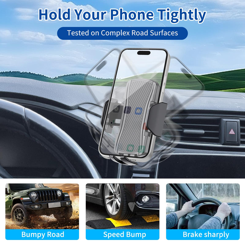 Car Phone Mount for Honda CR-V 2017-2022 Phone Holder Navigation,Fit for CRV Cellphone Mobile Cradle Auto Accessories Bracket Anti-Shake,360 Degree Rotation,Compatible for All Cell Phones for Honda CRV 2017-2022