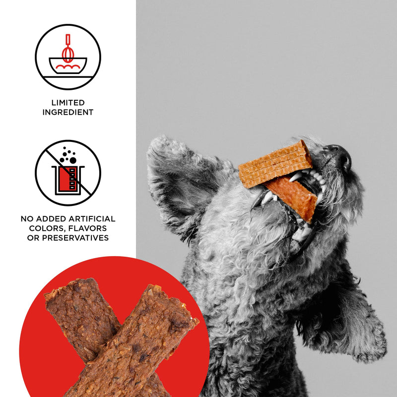 [AUSTRALIA] - BIXBI Jerky Dog Treats, Original Beef Lung, 10 oz - USA Made Grain Free Dog Treats - High in Protein, Whole Food Nutrition, No Fillers 10 Count (Pack of 1) 