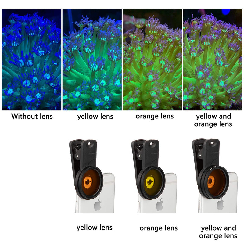 [AUSTRALIA] - Reef Coral Lens Phone Kits for Phone 7 Lenses Kit 1 Dust Shield Case 2 Lens Clips 