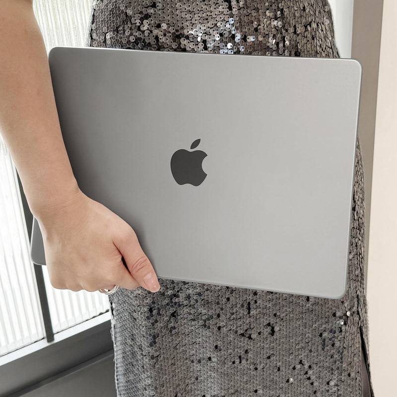 DONGKE Ultra Slim Hard Shell Case for MacBook Pro 14 inch A2918 A2992 M3 A2779 M2 A2442 M1 Pro/Max Chip with Touch ID [2024 2023 2022 2021] - Protective Cover [Sturdy Shockproof] [Matte Grey] Matte Grey