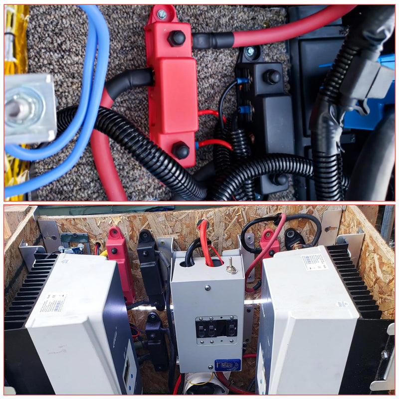 [AUSTRALIA] - Idota Bus Bar 12 V - 48 V DC Bus Bars Distribution Block 150 A Busbar with M8 Terminal Bolts Power Rail for Car Boat Solar System 