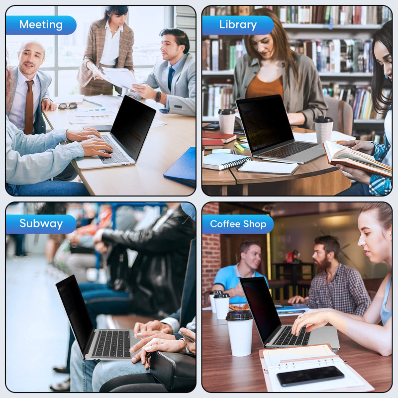 Laptop Privacy Screen 15.6 Inch, Removable 16:9 Aspect Privacy Filter Screen Protector for 15.6 Inch Laptop, Privacy Screen Anti Peeping Privacy Screen 15.6 in