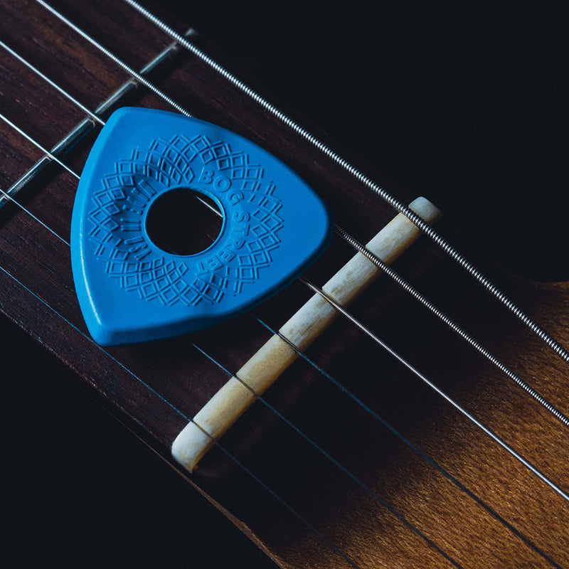 Bog Street AXE CUT Guitar Picks, Heavy, Electric, Acoustic and Bass Guitar Picks, Blue (6-Pack) 6-Pack