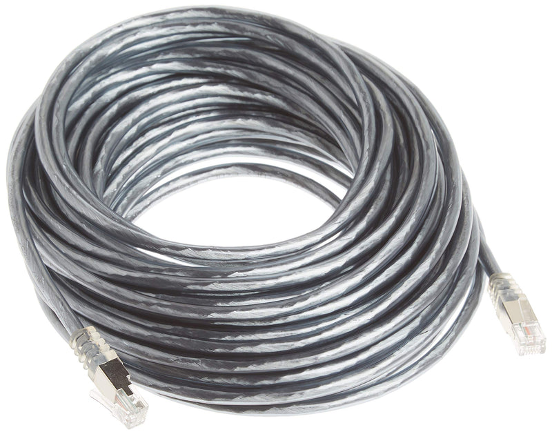C2G - 28724 RJ11 Modem Cable - Connects Phone Jack To Broadband DSL Modems For High Speed Data Transfer - 50ft Long Ethernet Cable With Double-Shielding - 28724 Gray
