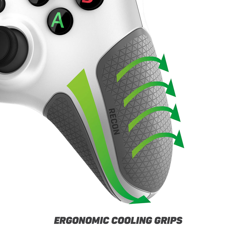 Turtle Beach Recon Controller Wired Gaming Controller for Xbox Series X & Xbox Series S, Xbox One & Windows 10 PCs Featuring Remappable Buttons, Audio Enhancements, and Superhuman Hearing - White