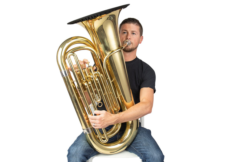 Gator Cases Double-Layer Wind Instrument Cover for Tuba, Helicon & Large Bell Instruments; Fits Bell Sizes Ranging from 22.5 to 24.5-Inches, Black (GBELLCVR2223BK-NF) 22 to 23 Inches