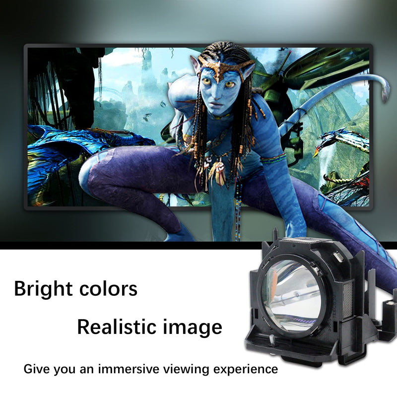 CTBAIER ET-LAD60 ET-LAD60AW ET-LAD60A ET-LAD60W Quality Projector Lamp for Panasonic PT-D5000 PT-D6000 PT-D6710 PT-DW6300 PT-DZ6700 PT-D6000ES PT-D6000LS PT-D6000ELS with Housing Yellow