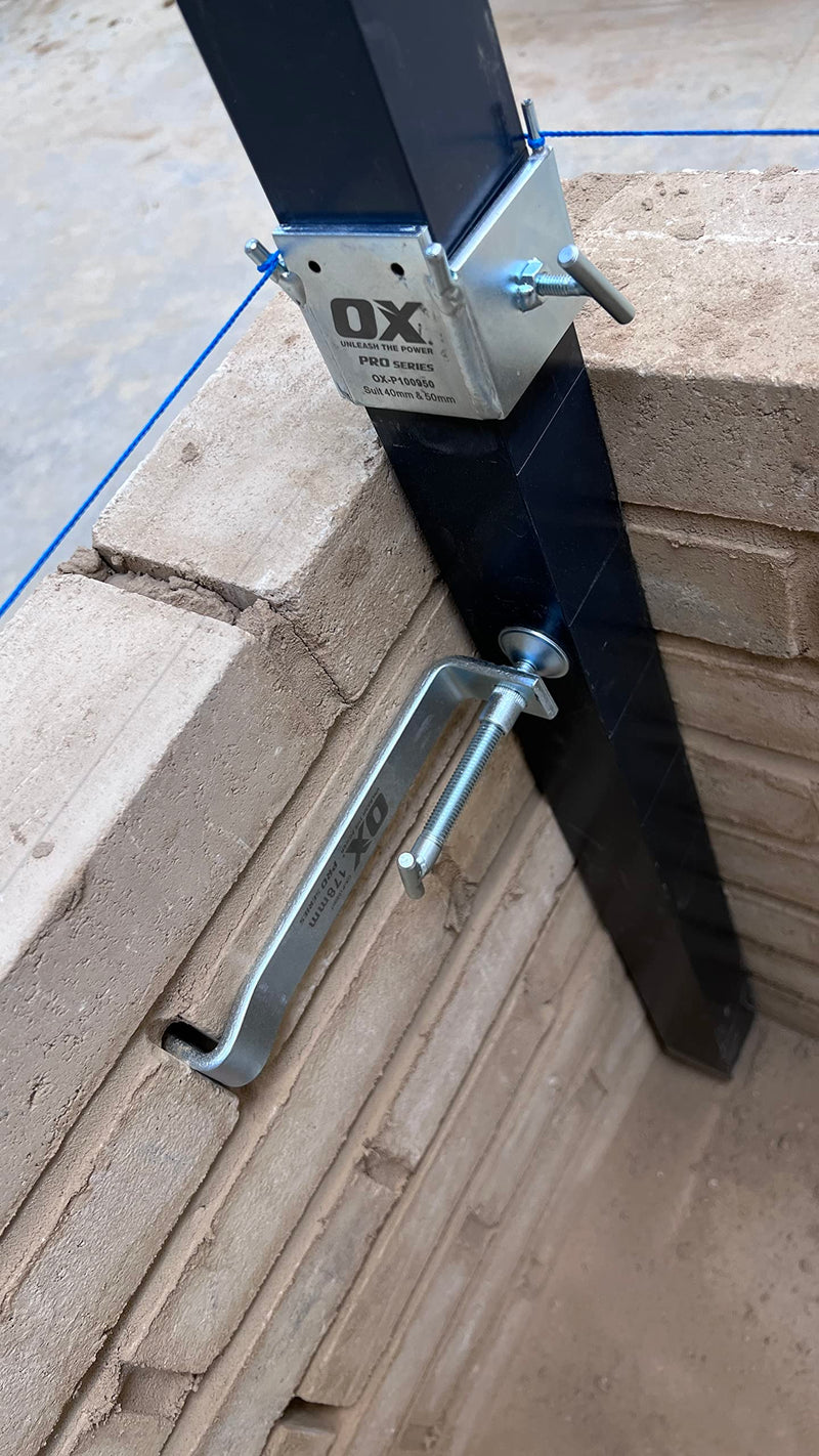 OX Pro Dori Block - Zinc Plated Solid Steel Dori Block - Brick Profile Tool