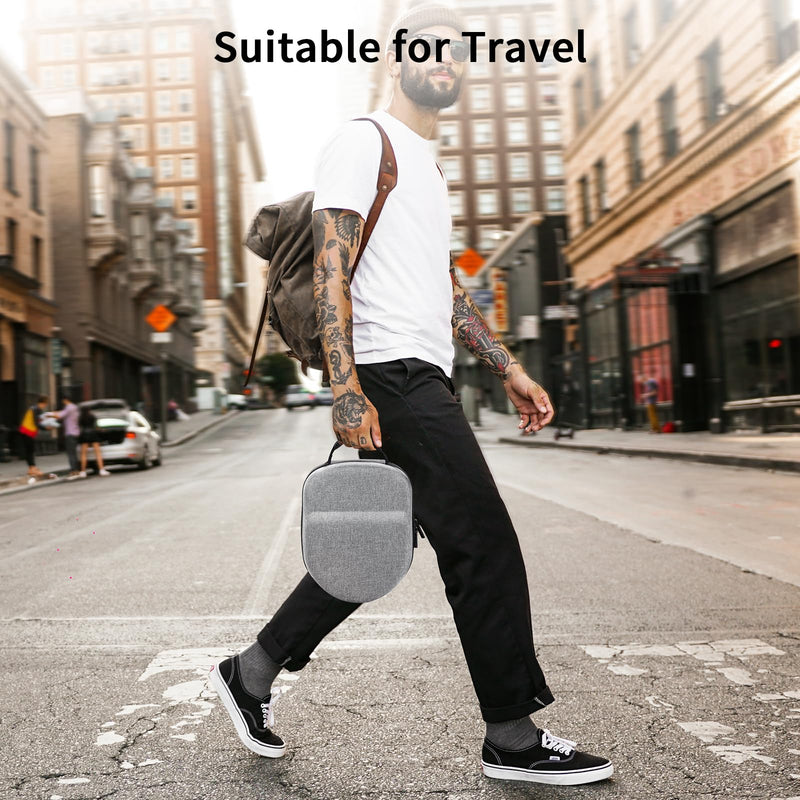 COOWPS Hard Carrying Case for Oculus Quest 2/Meta Quest 3/Vision Pro/Pico 4 VR Headset, Compatible with Elite Strap/Kiwi Design/BOBOVR Head Strap, Full Protection for Travel and Storage