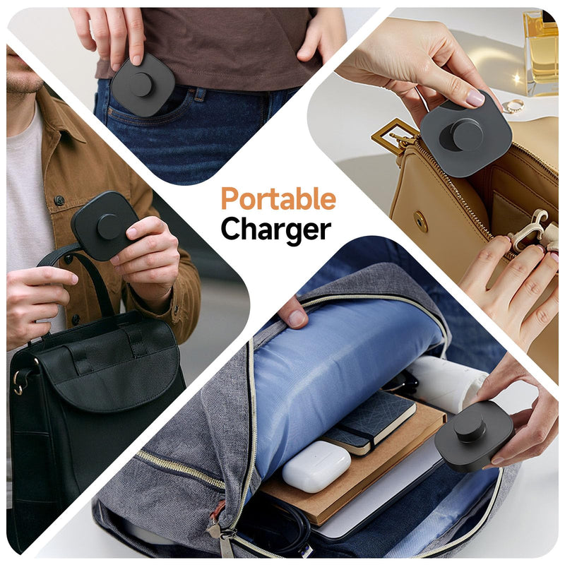 Compatible with Ring Gen 4 Size 10 Charger,Fast Charging Dock and USB-C Cable - Ring Gen 4 Must-Haves for Users (Black, Size 10)