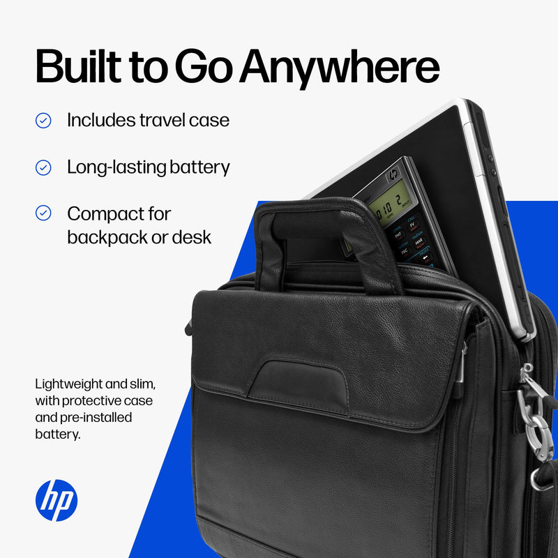 HP 10bII+ Financial Calculator, 100+ Functions, Statistics & Algebra | For business, finance and accounting, college and high school students, exam approved for SAT, AP and PSAT, case and cloth HP 10bii+ 2026