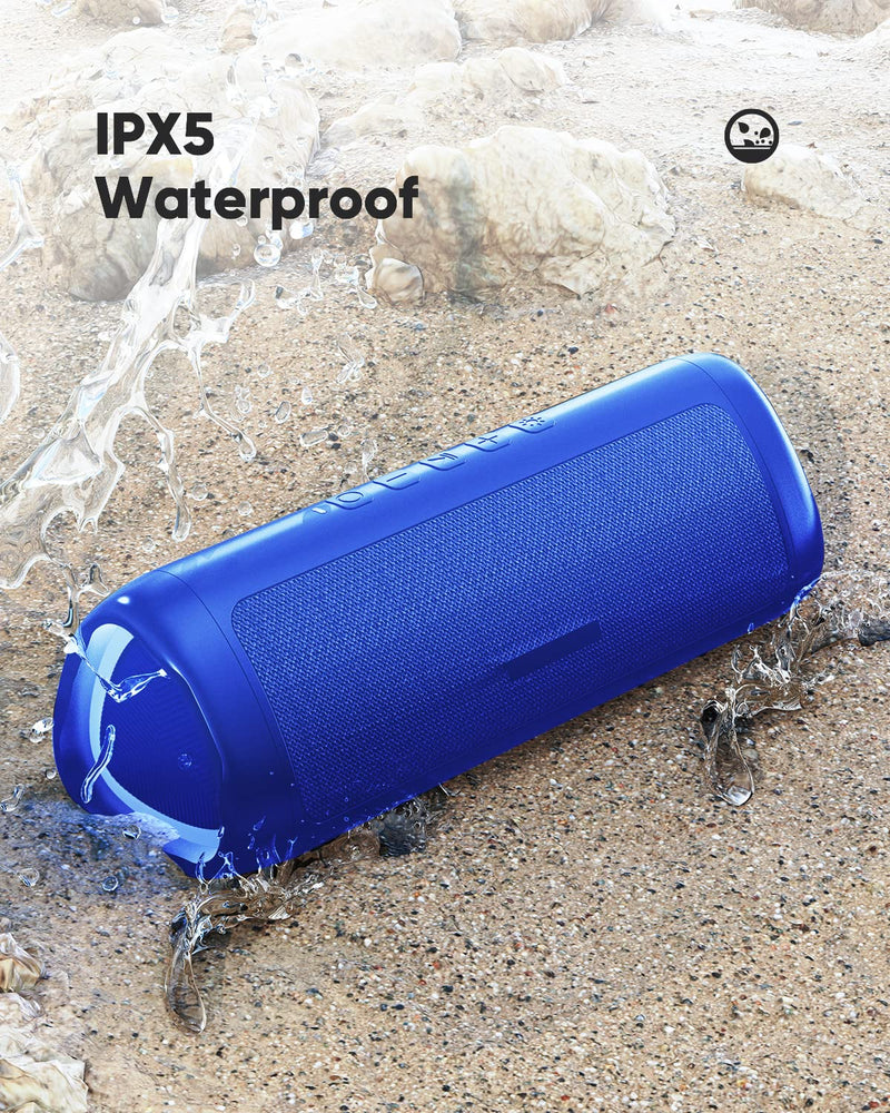 Bluetooth Portable Wireless Speakers with HD Sound, IPX5 Waterproof, Up to 24H Playtime, TWS Pairing, BT5.3, for Home/Party/Outdoor/Beach, Electronic Gadgets, Birthday Gift (Blue) 1pcs-Night Blue