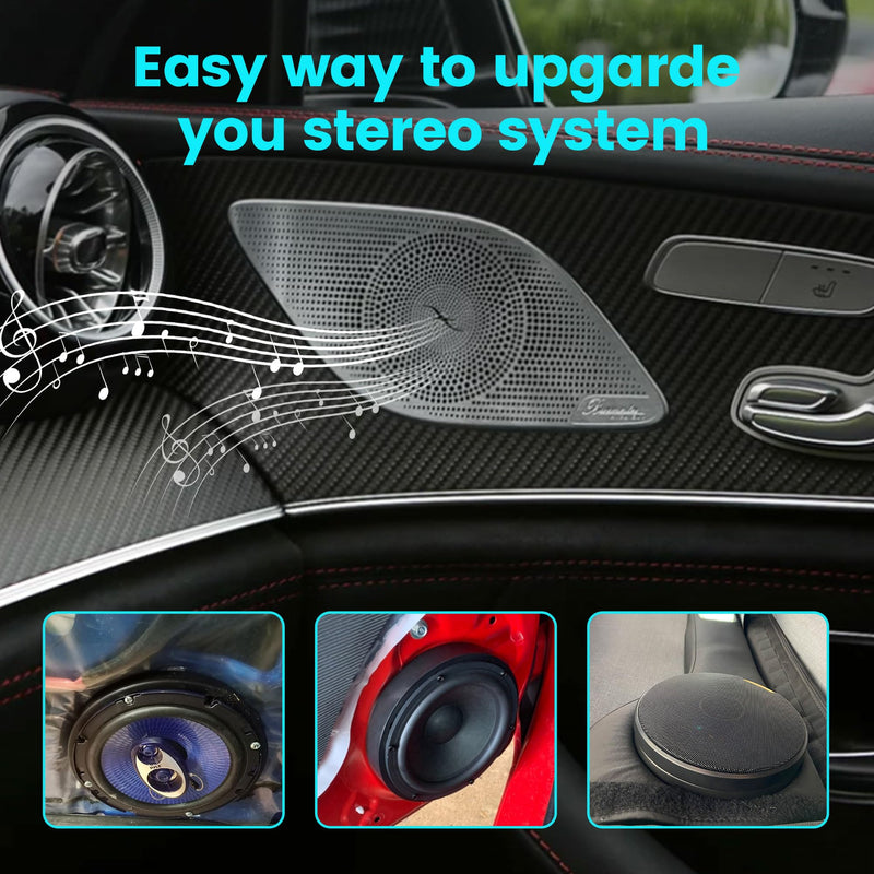 Universal 6.5 inch Car Door Speaker Mounting Ring Spacer Adapter 6.5 inch (2 PCS)