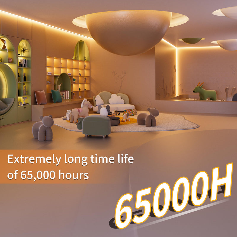 [AUSTRALIA] - PAUTIX Warm White LED Strip Light 24V LED led Light Strip with Remote,3000K Super Bright 16.4ft/5m cob led Strip Light Dimmable Timer for Bedroom,Kitchen,Mirror,Cabinet,Shelf 16.4ft 3000K(Upgraded) 