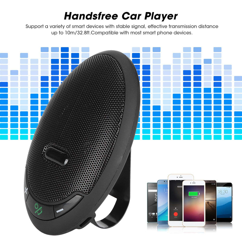 [AUSTRALIA] - Car Speakerphone, Bluetooth 5.0 Handsfree in car Speakerphone Audio Receiver, Intelligent Noise Reduction, Compatible with for Smartphons, Tablets, Laptops 