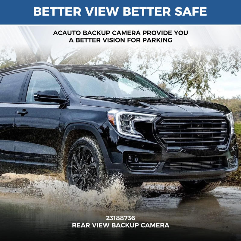 Rearview Camera OE: 23188736 Fit for GMC Terrain 2018-2023 | Direct replace , this Plug & Play reverse camera offers superior vision
