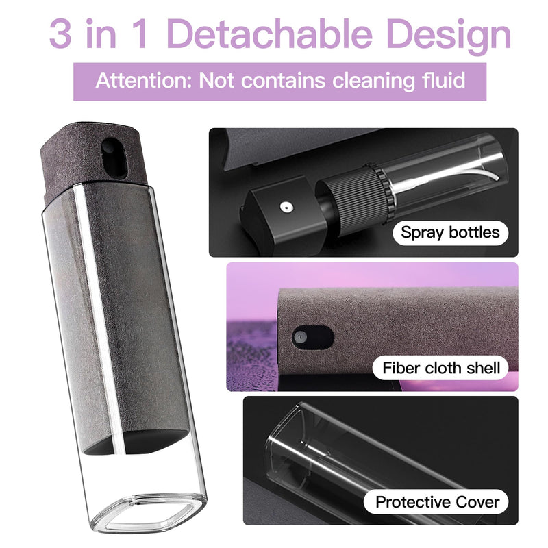 [AUSTRALIA] - Touchscreen Screen Cleaner Kit 2 Pcs, Phone, Tablet and Car Screen Cleaner, Two in One Spray and Microfiber Cloth(2 Pack Pink) 2 Pcs Pink 