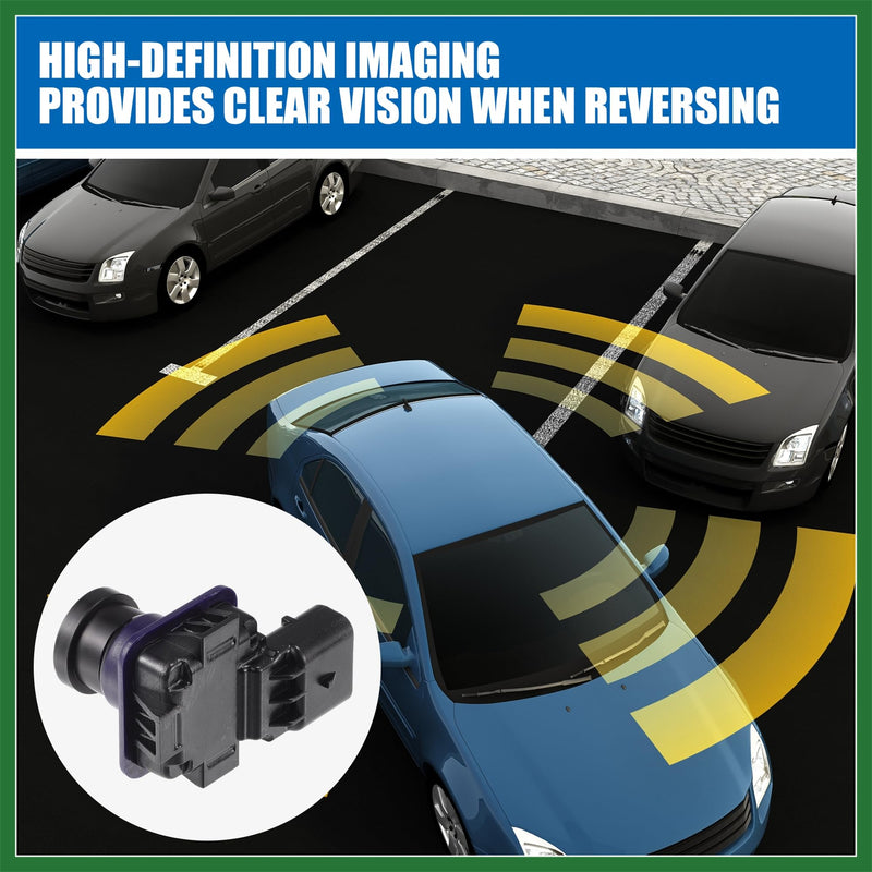 Motoforti Car Rear View Back Up Camera Wide Angle Park Assist Reverse Camera Fit for Ford Edge 2015 2016 2017 2018 No.F2GZ19G490A - Pack of 1 Long-Lasting