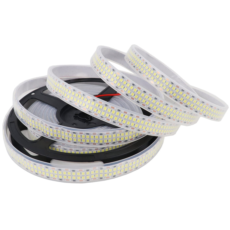 [AUSTRALIA] - LEDENET LED Strip Lights Cold White 6500K 16.4ft Double Row 2835 SMD 2400LEDs DC 12V Daylight Bright LED Tape Light Flexible Dimmable Ribbon Lamp 5M Waterproof IP67 Outdoor Lighting Decor 