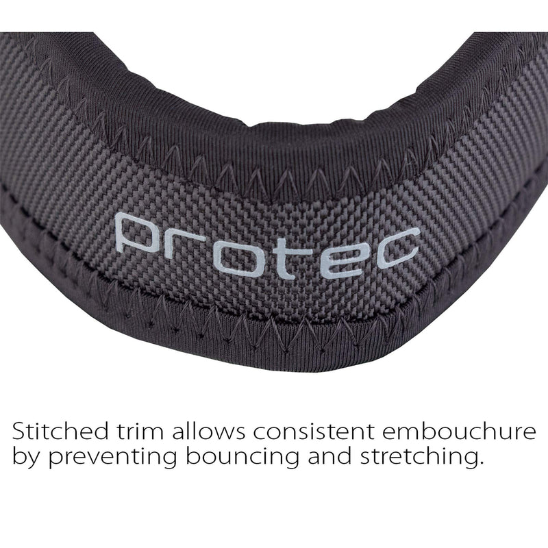 Protec NLS305M 24-Inch Ballistic Neoprene Less-Stress Saxophone Neck Strap with Coated Metal Hook,Black 24-Inch (Tall) Black