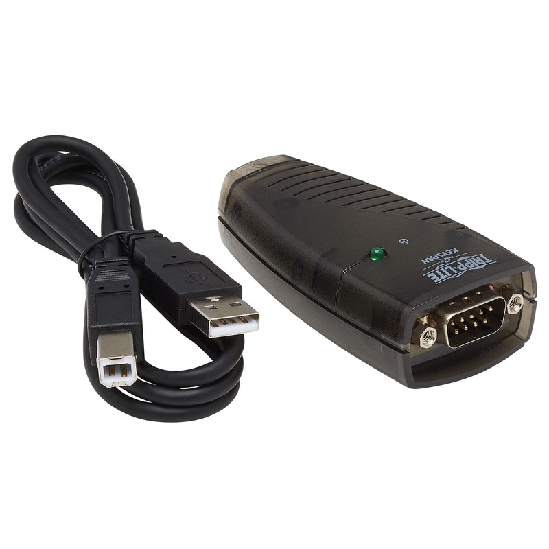 Tripp Lite Keyspan High-Speed USB to Serial Adapter, PC & Mac, USB-A to DB9 RS232 Male, 3 Foot / 0.91 Meter Cable, 3-Year Warranty (USA-19HS)