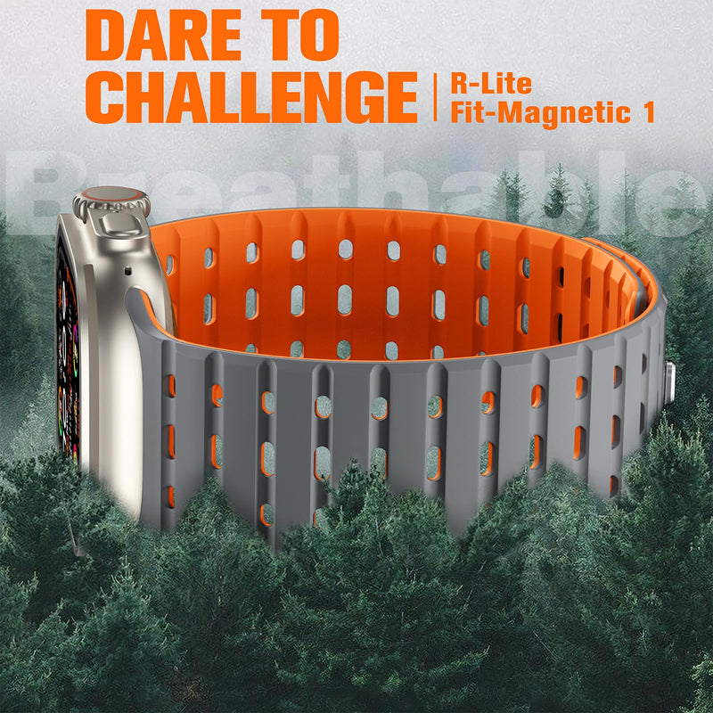 Bandletic FKM Band and Magnetic Strap Compatible with Apple Watch