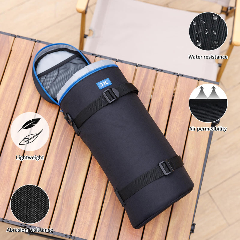 JJC Extra Large Camera Lens Case Bag for Canon RF 200-800mm Below 5.5x14.6 | Thick Camera Lens Case for Nikon 180-600mm/600mm F6.3,for Sony FE 200-600mm F5.6-6.3 Zoom 400-800mm F6.3-8 G & Teleconverte XXXXXL(5.5x14.6'')