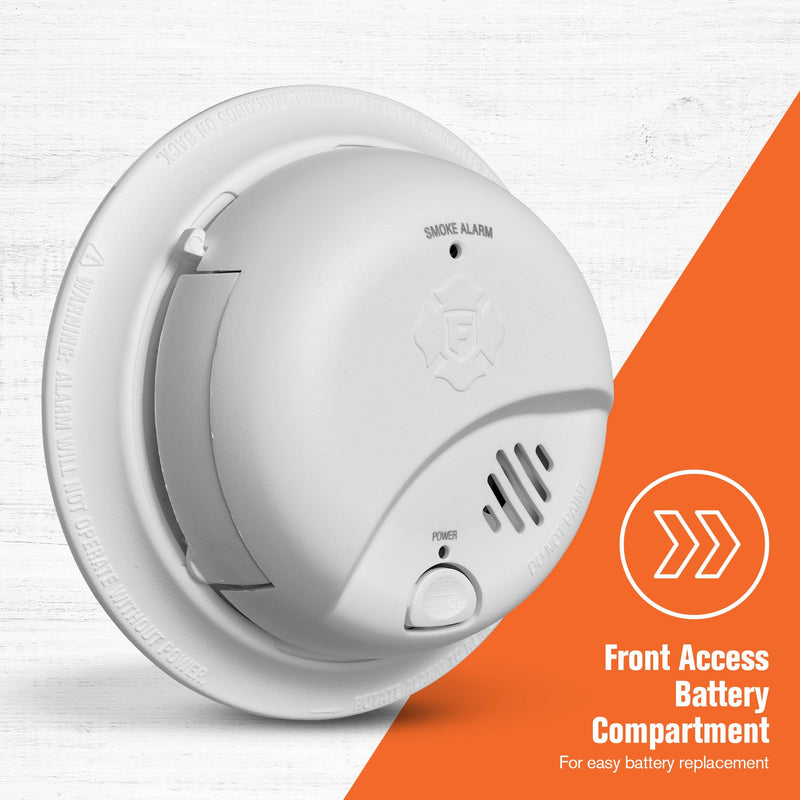 First Alert SMI100, Battery-Operated Smoke Alarm, 2-Pack Precision Detection