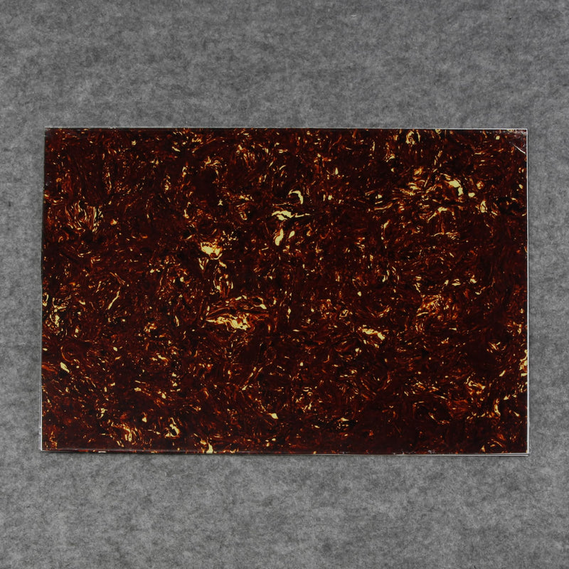 [AUSTRALIA] - FLEOR 11.4 x 17 Inch Blank Guitar Bass Pickguard Sheet DIY Guitar Pickguard Backplate Scratch Plate Material,4Ply Brown Tortoise Shell 4ply Brown Tortoise Shell 