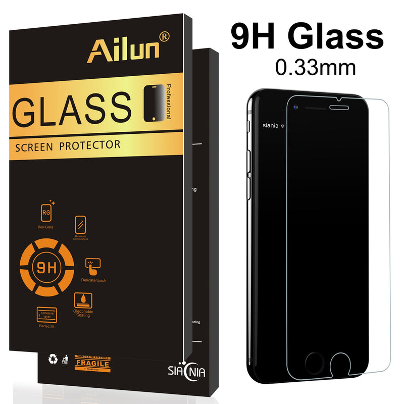 Ailun Screen Protector for iPhone 8 Plus,7 Plus,6s Plus,6 Plus, 5.5 Inch 3Pack Case Friendly Tempered Glass