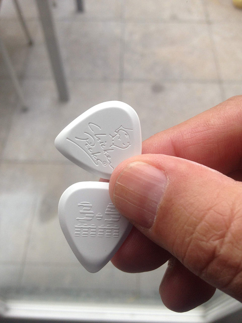 ChickenPicks 10796052 3 x Guitar picks Shredder 3.5 mm, White