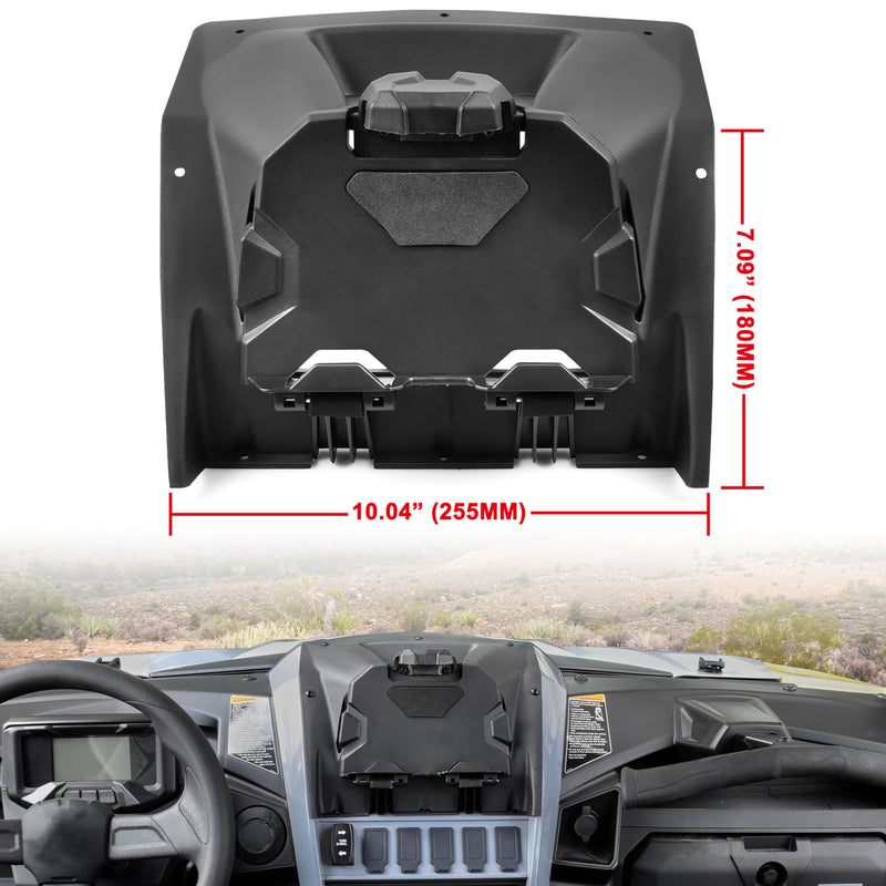 Tablet Holder for Yamaha RMAX2 / RMAX4 1000 2021-2023, Black, Portable Electronic Device Mount, Compatible with Smartphones | Adjustable Navigator Mount, Extra Storage Box, Matte Black, Portable Ipad Mount Holder, Durable PP Plastic, Easy Installtion