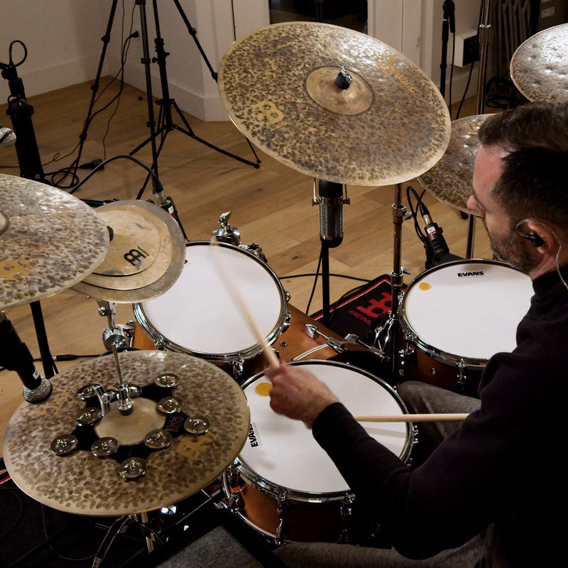 Meinl Cymbals Super Flex Hihat Tambourine Effect with 10 Pairs of Stainless Steel Jingles — NOT Made in China — Flexible Thin Frame, 2-Year Warranty (SFHHT)