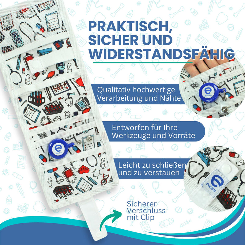ErenBros® Pockets for Nurses with Magnet - Organiser Nursing - Desk Organiser - Nurse Accessories