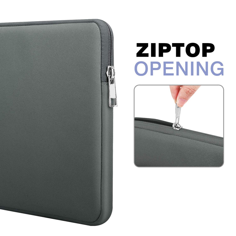 MoKo 11 Inch Tablet Sleeve Bag Carrying Case Fits iPad air 5 10.9" 2022, iPad Pro 11 M2 2022-2018, iPad 10th 10.9, iPad 9/8/7th Gen 10.2, iPad Air 4 10.9/Air 3 10.5, Tab S8 11"/Tab A 10.1, Dark Gray 9-11 inch